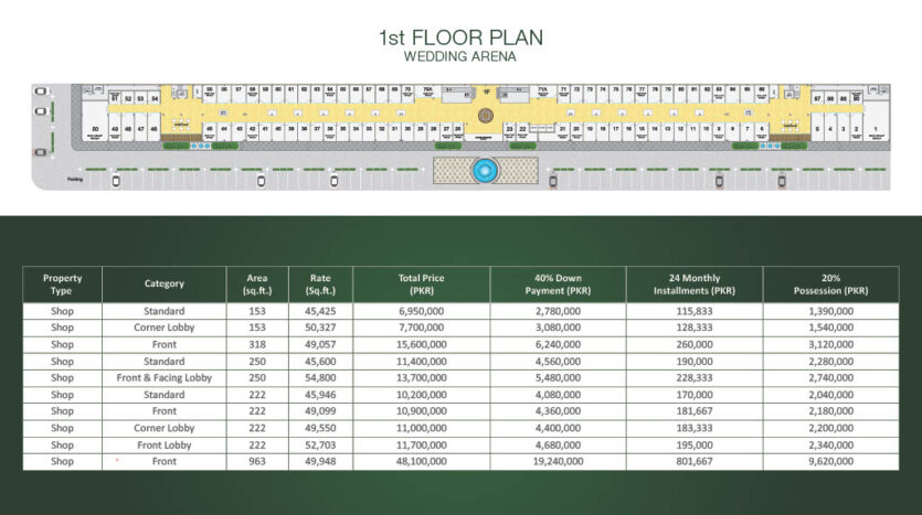 Orchard Mall First Floor Plan