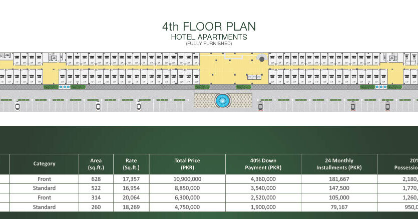 Orchard Mall Hotel Apartments Floor Plan