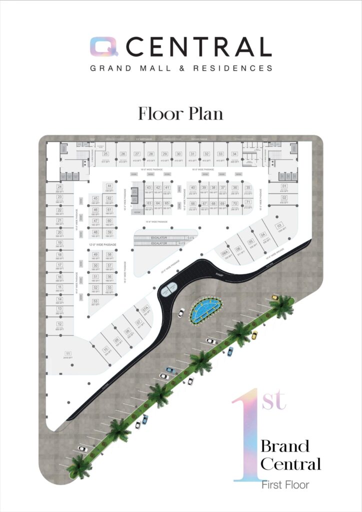 Q Central First Floor Plan