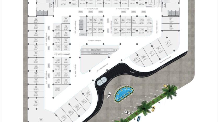 Q Central First Floor Plan