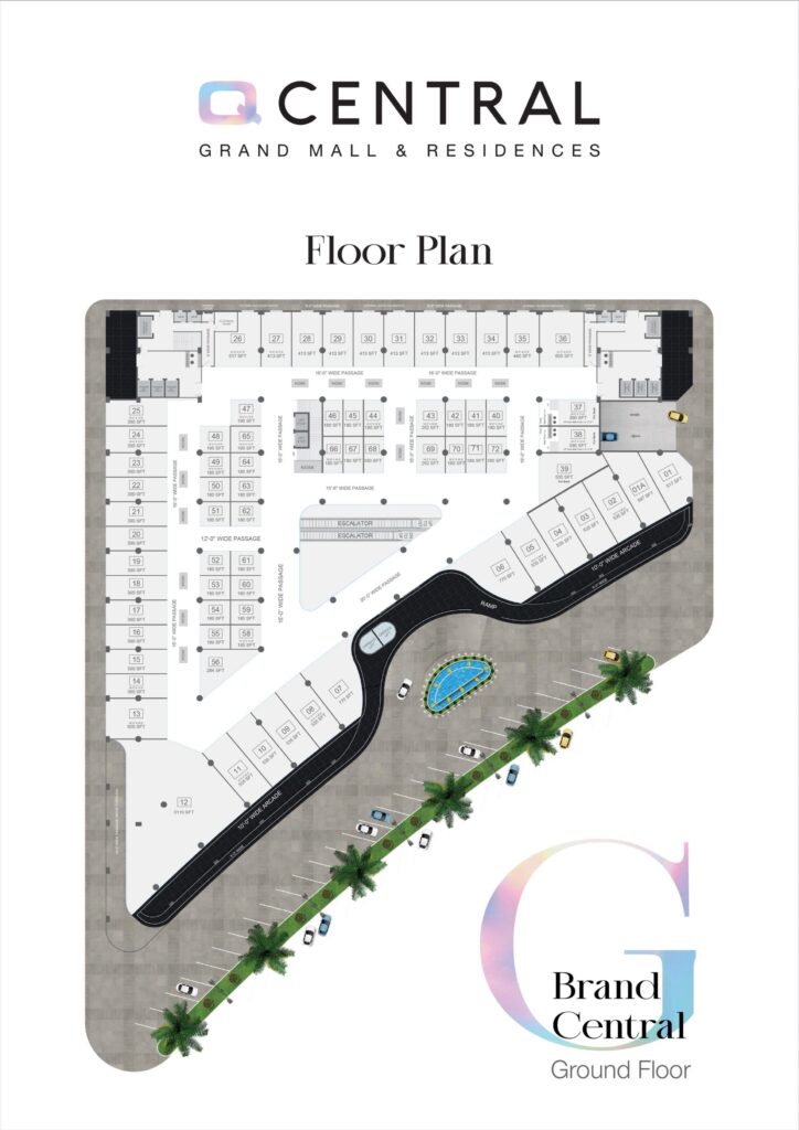 Q Central Ground Floor Plan