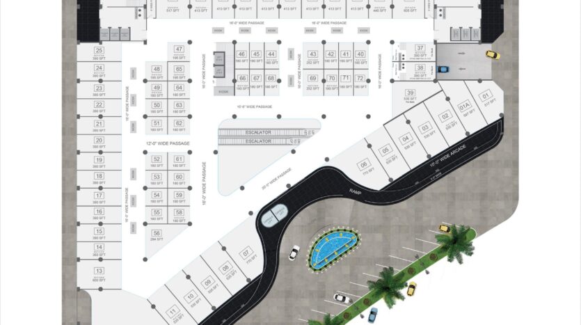 Q Central Ground Floor Plan