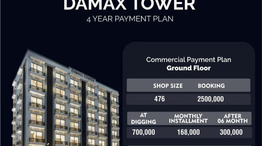 Damax Tower Ground Floor Payment Plan