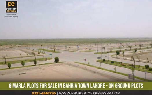 6 Marla Plots For Sale in Bahria Town Lahore