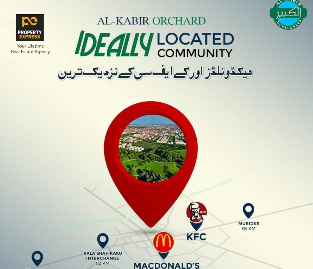 Al-Kabir Orchard Lahore Location 